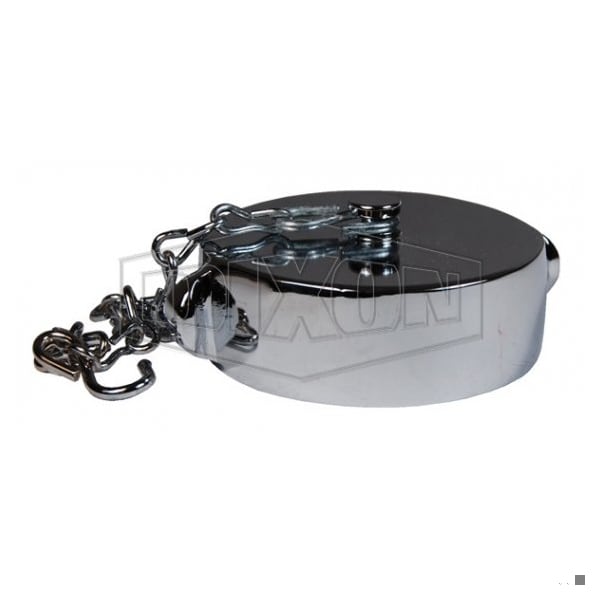 The Right Connection 17-176 Rocker Lug Cap with Chain, 2-1/2 in, FNST, Cast Brass, Domestic